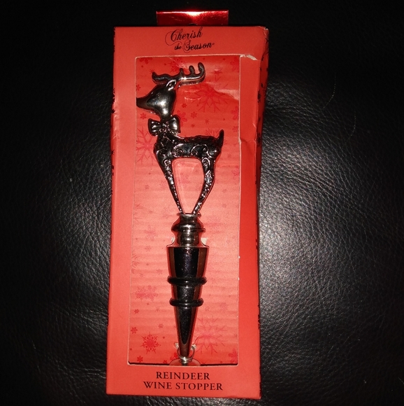 Reindeer Wine Stopper - Picture 4 of 5